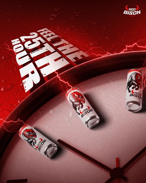 energy drink, sports drink, energy beverage, performance drink, caffeinated drink, brand awareness, product launch, modern typography, energetic, bold, red